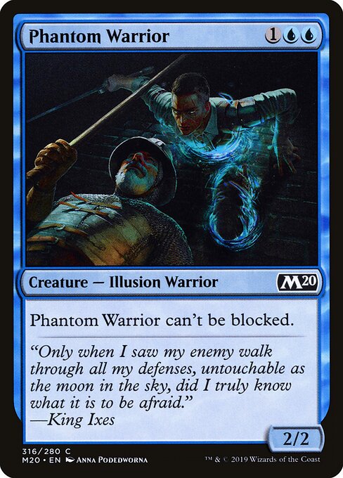 Phantom Warrior - Core Set 2020 Magic card
