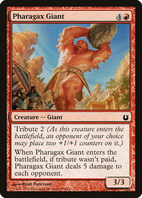 Pharagax Giant - Born of the Gods Magic card