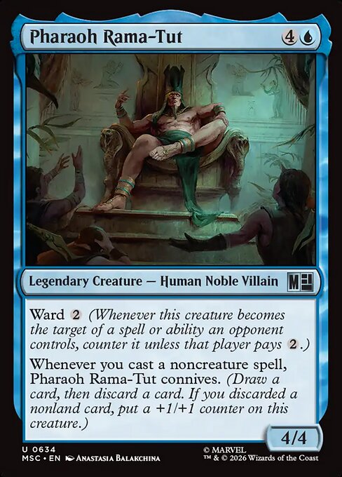 Pharaoh Rama-Tut - Marvel Super Heroes Commander Magic card
