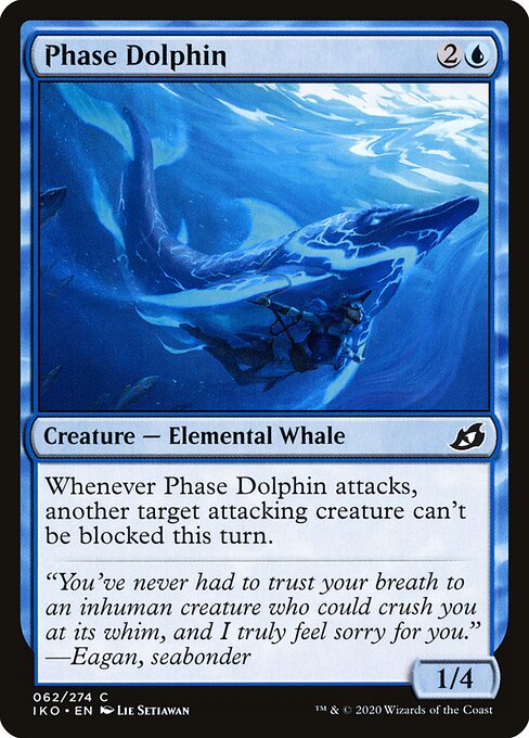 Phase Dolphin - Ikoria: Lair of Behemoths Magic card