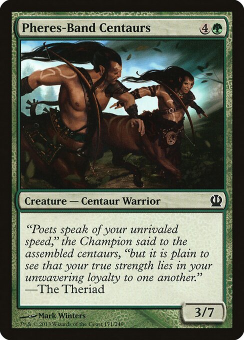 Pheres-Band Centaurs - Theros Magic card