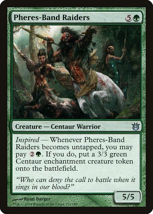 Pheres-Band Raiders - Born of the Gods Magic card