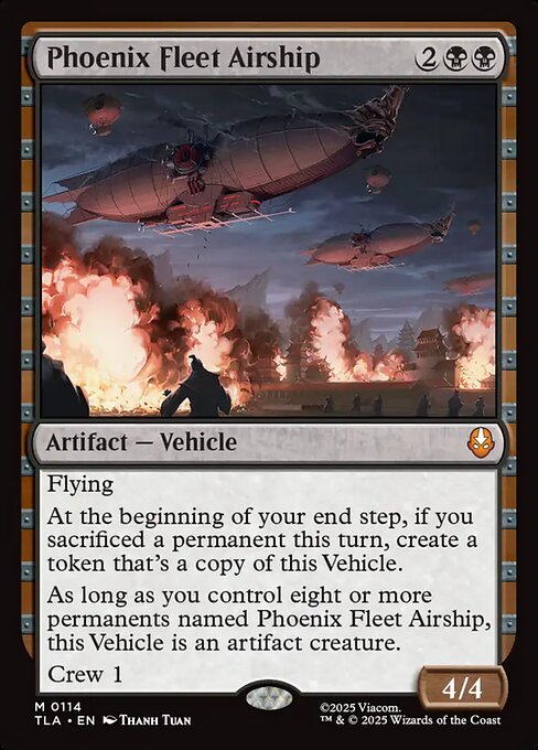 Phoenix Fleet Airship - Avatar: The Last Airbender Magic card