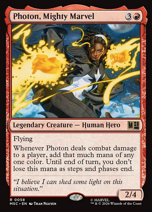 Photon, Mighty Marvel - Marvel Super Heroes Commander Magic card