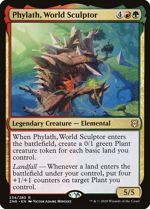 Phylath, World Sculptor - Zendikar Rising Magic card