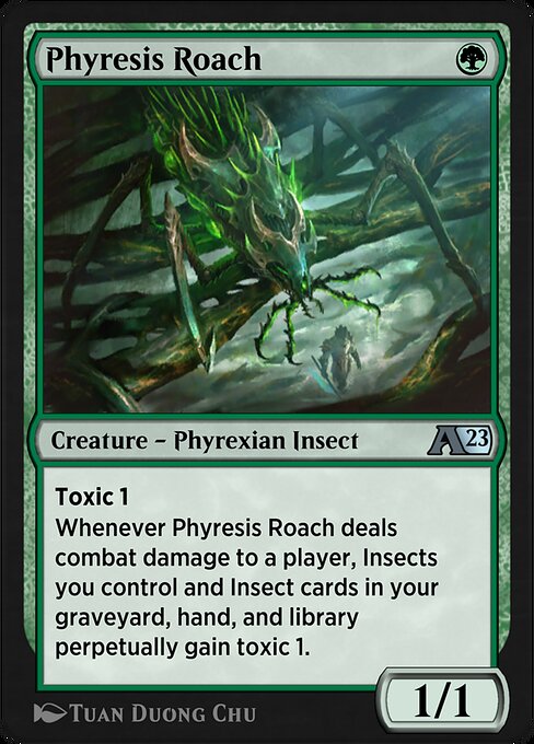 Phyresis Roach - Alchemy: Phyrexia (#15) - Illustrated by Tuan Duong Chu - Magic: The Gathering Card