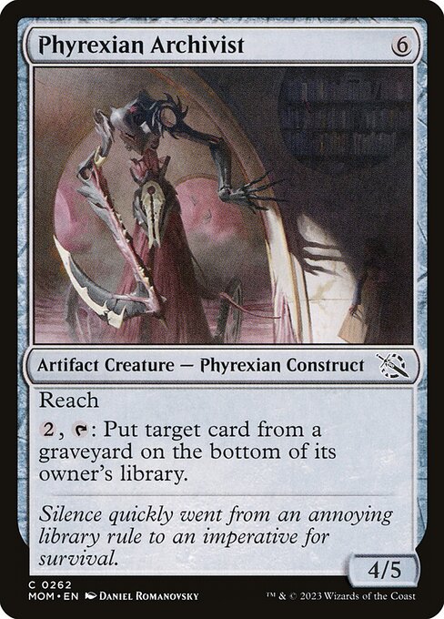 Phyrexian Archivist - March of the Machine Magic card