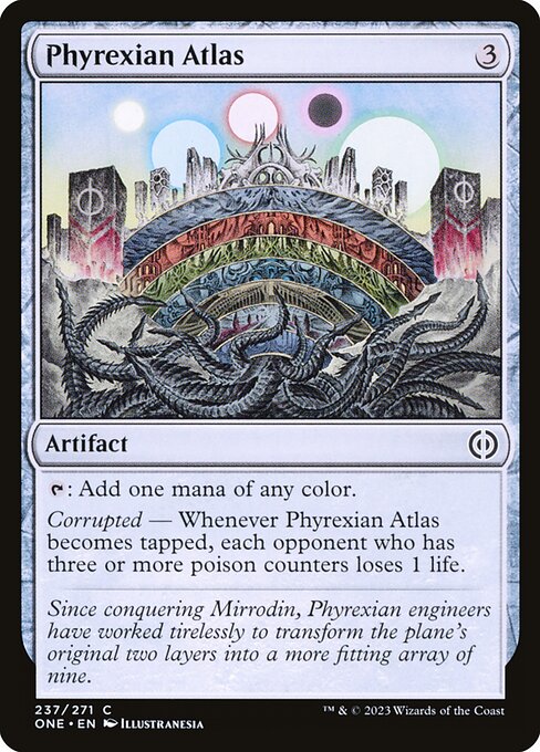 Phyrexian Atlas - Phyrexia: All Will Be One Magic card