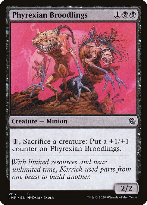 Phyrexian Broodlings - Jumpstart (#263) - Illustrated by Daren Bader - Magic: The Gathering Card