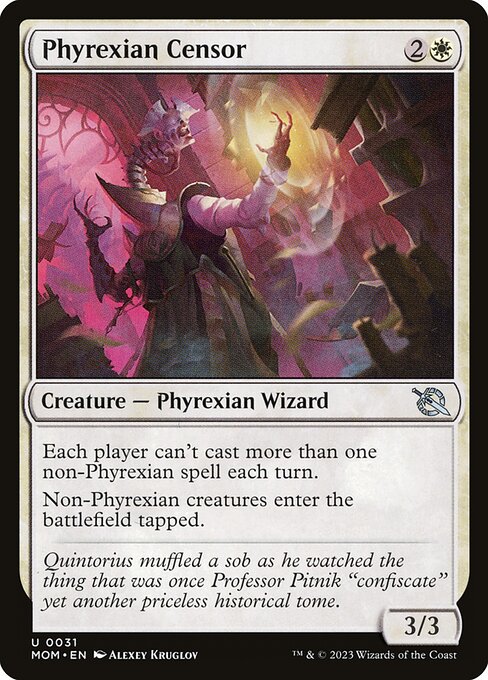 Phyrexian Censor - March of the Machine Magic card