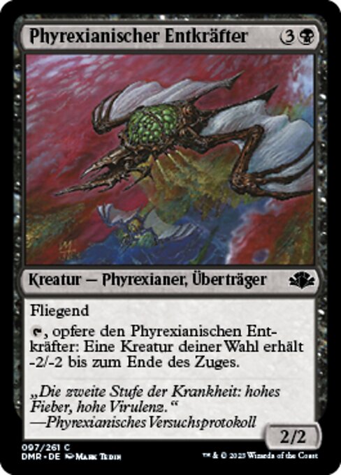 Phyrexianischer Entkräfter (Phyrexian Debaser) - Dominaria Remastered (#97) - Illustrated by Mark Tedin - Magic: The Gathering Card