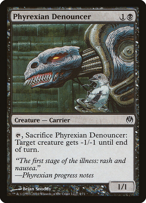 Phyrexian Denouncer - Duel Decks: Phyrexia vs. the Coalition Magic card