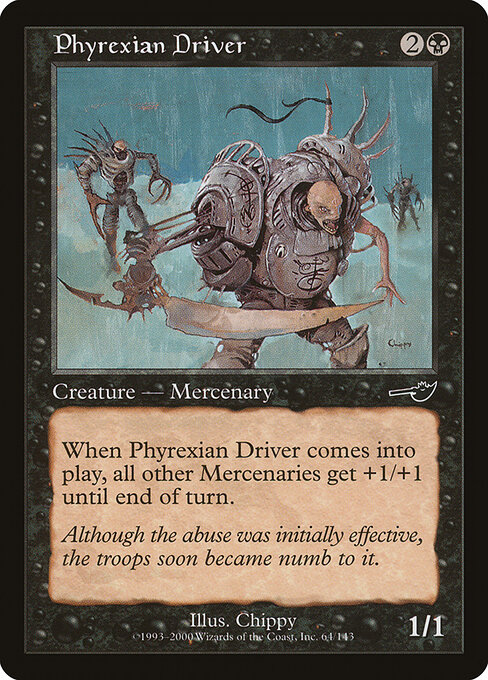 Phyrexian Driver - Nemesis Magic card