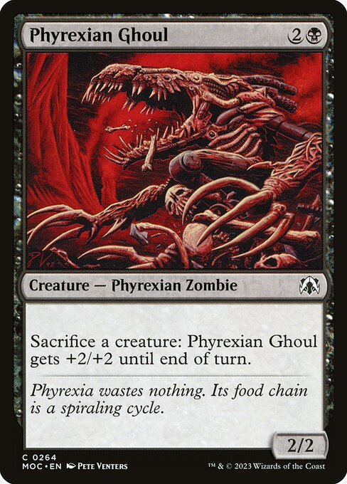 Phyrexian Ghoul - March of the Machine Commander Magic card