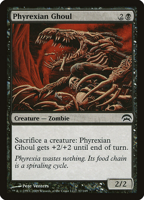 Phyrexian Ghoul - Planechase (#37) - Illustrated by Pete Venters - Magic: The Gathering Card