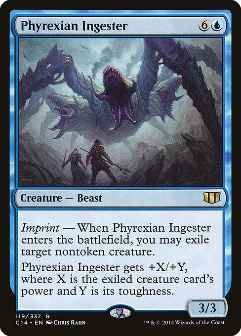 Phyrexianischer Einverleiber (Phyrexian Ingester) - Commander 2014 (#119) - Illustrated by Chris Rahn - Magic: The Gathering Card