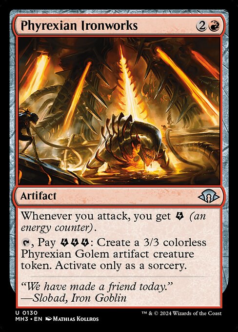 Phyrexian Ironworks - Modern Horizons 3 Magic card