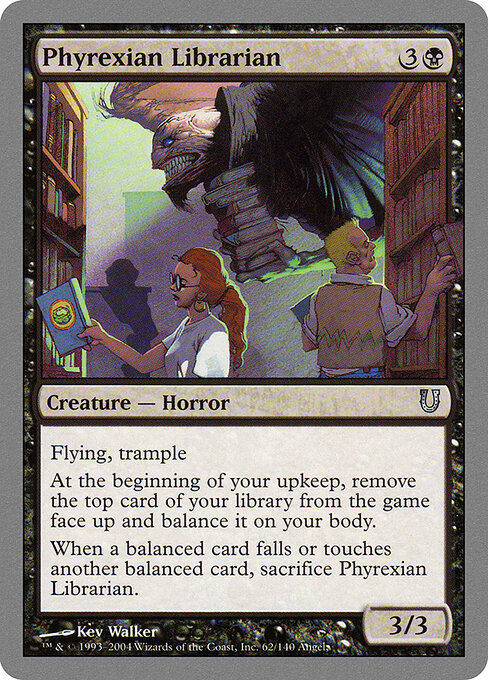 Phyrexian Librarian - Unhinged Magic card