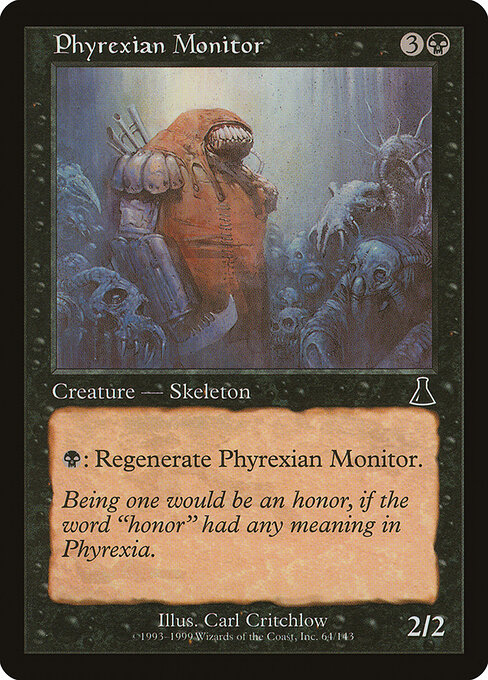 Phyrexian Monitor - Urza's Destiny (#64) - Illustrated by Carl Critchlow - Magic: The Gathering Card
