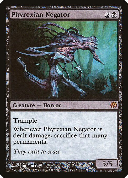 Phyrexian Negator - Duel Decks: Phyrexia vs. the Coalition Magic card