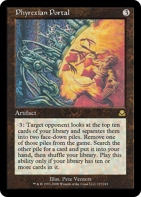 Phyrexian Portal - Masters Edition II Magic card