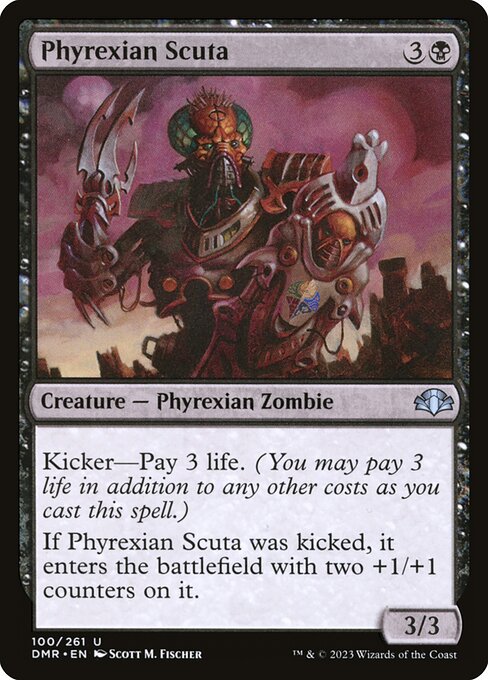 Phyrexian Scuta - Dominaria Remastered Magic card