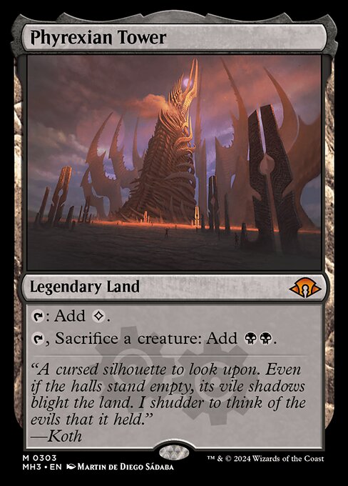 Phyrexian Tower - Modern Horizons 3 Magic card