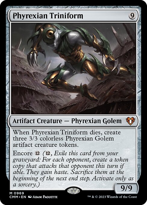 Phyrexian Triniform - Commander Masters Magic card