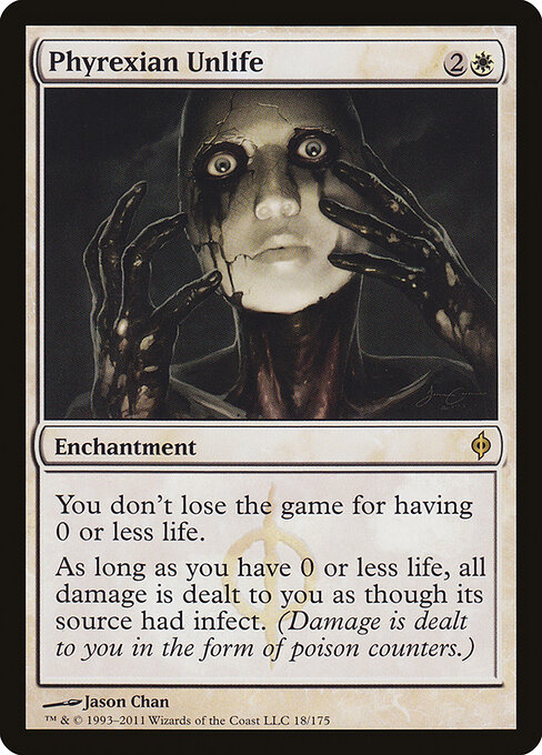Phyrexian Unlife - New Phyrexia (#18) - Illustrated by Jason Chan - Magic: The Gathering Card