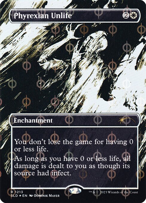 非瑞克西亚体质 (Phyrexian Unlife) - New Phyrexia (#18) - Illustrated by Jason Chan - Magic: The Gathering Card
