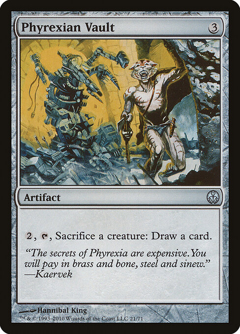 Phyrexian Vault - Duel Decks: Phyrexia vs. the Coalition Magic card