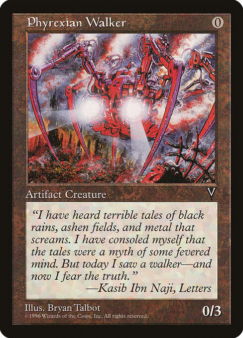 Phyrexian Walker - Visions (#152) - Illustrated by Bryan Talbot - Magic: The Gathering Card