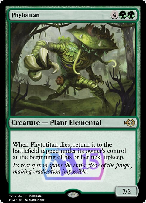 草タイタン (Phytotitan) - Magic 2015 (#191) - Illustrated by Marco Nelor - Magic: The Gathering Card