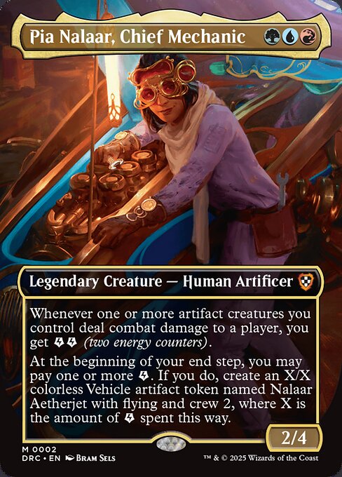 Pia Nalaar, Chief Mechanic - Aetherdrift Commander Magic card