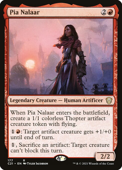 Pia Nalaar - Commander 2021 Magic card