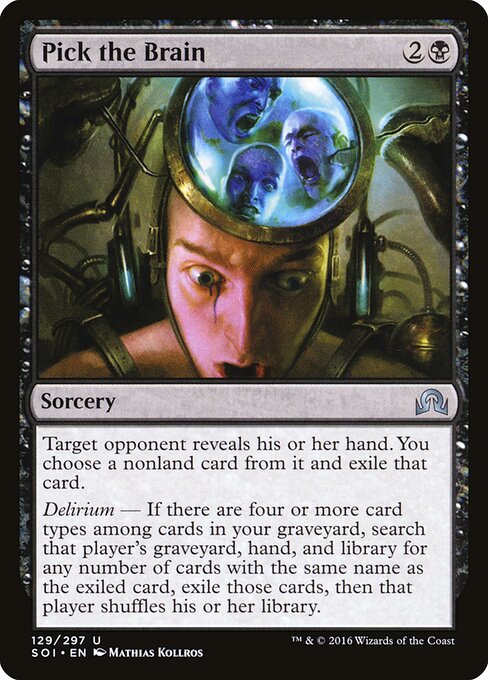 Pick the Brain - Shadows over Innistrad Magic card