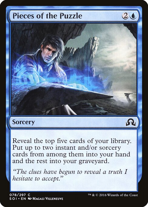 Pieces of the Puzzle - Shadows over Innistrad Magic card