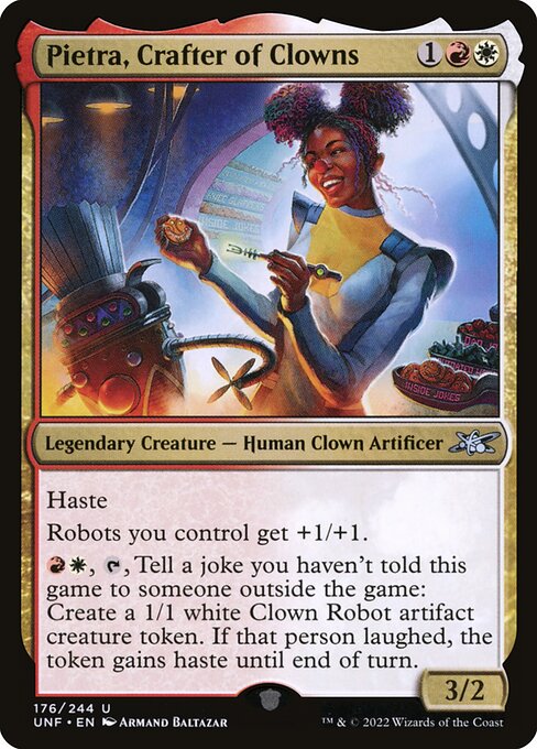 Pietra, Crafter of Clowns - Unfinity Magic card