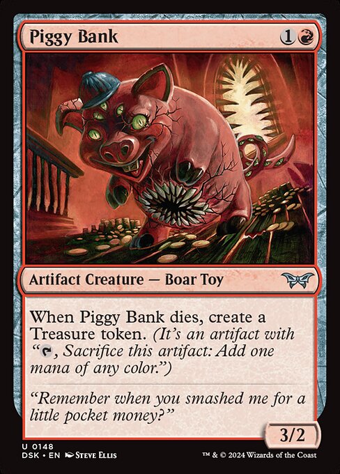 Piggy Bank - Duskmourn: House of Horror Magic card