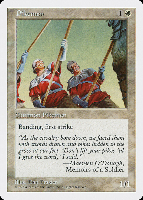 Pikemen - Fifth Edition Magic card