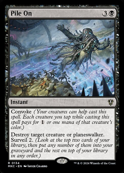 Pile On - Murders at Karlov Manor Commander Magic card