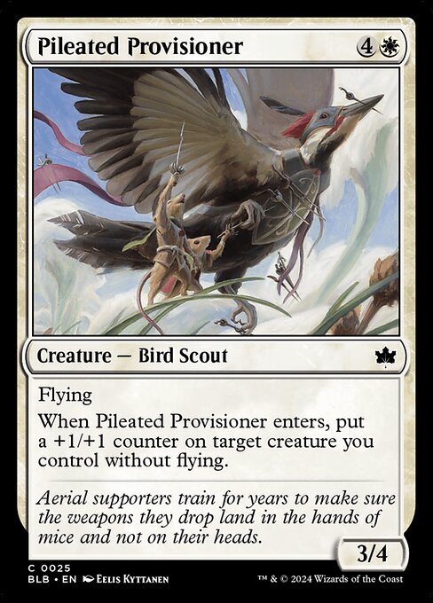 Pileated Provisioner - Bloomburrow Magic card