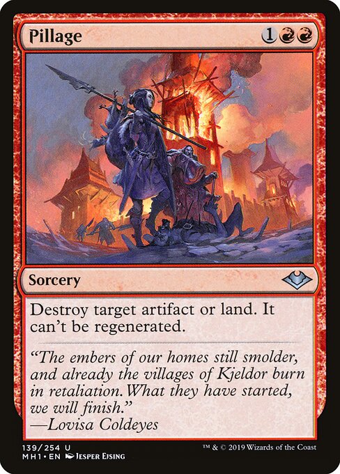 Pillage - Modern Horizons Magic card