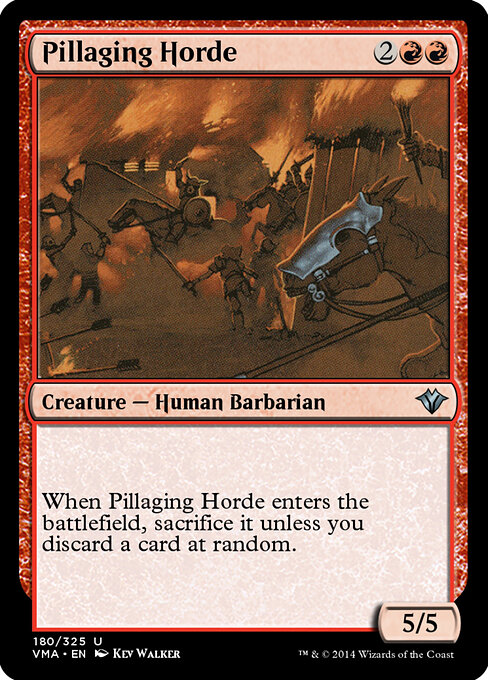 Pillaging Horde - Vintage Masters Magic card