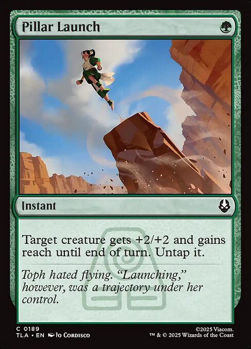 Pillar Launch - Avatar: The Last Airbender Magic card