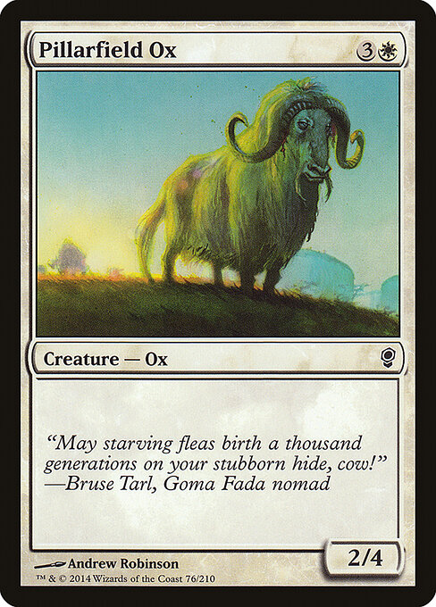 Pillarfield Ox - Conspiracy Magic card