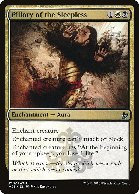 Pranger der Schlaflosen (Pillory of the Sleepless) - RNA Guild Kit (#44) - Illustrated by Marc Simonetti - Magic: The Gathering Card