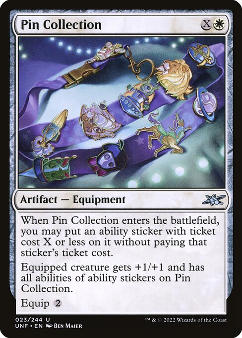 Pin Collection - Unfinity (#23) - Illustrated by Ben Maier - Magic: The Gathering Card