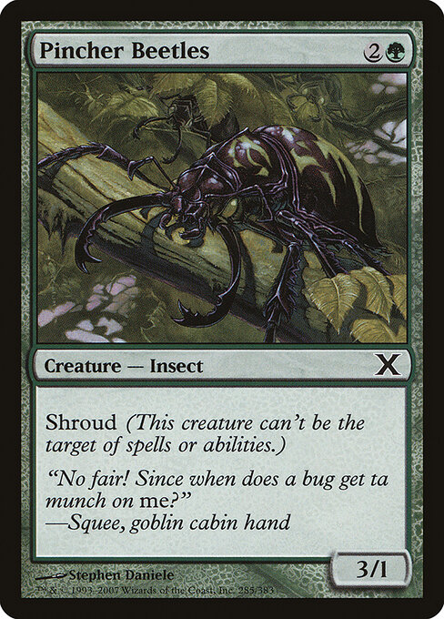 Pincher Beetles - Tenth Edition Magic card