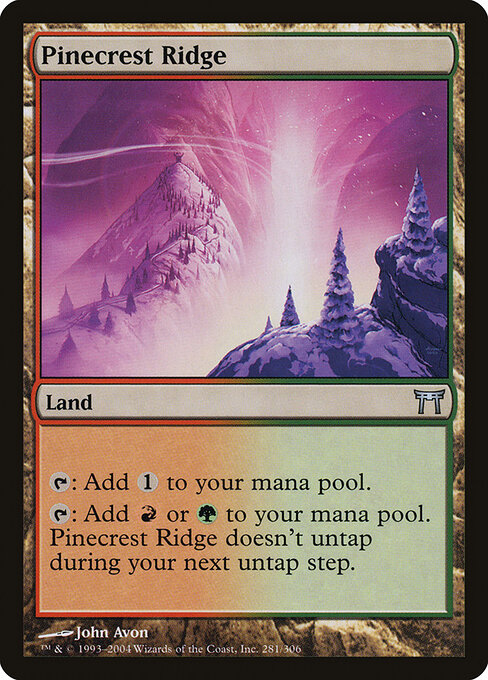 Pinecrest Ridge - Champions of Kamigawa Magic card
